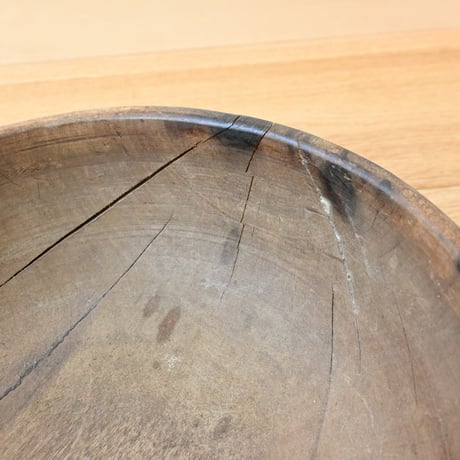 France Antique Wood Bowl / フランス アンティークの木のボウル