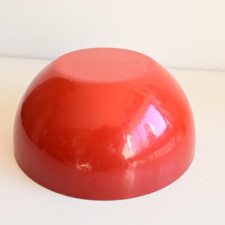 ARABIA FINEL Enamel BOWL by Kaj Franck / フィネル カイフランク  琺瑯ボウル（レッド×オレンジ）φ:16cm