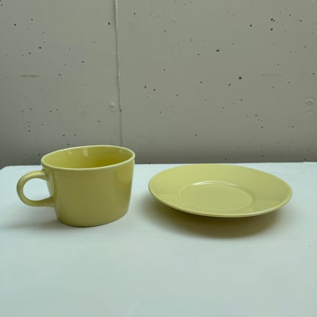 ARABIA KILTA C＆S Kaj Franck (Yellow) / アラビア キルタ カップ＆ソーサー カイフランク イエロー