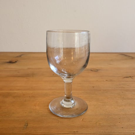 FRANCE Antique Wine Glass  / フランス アンティーク ビストロワイングラス  C