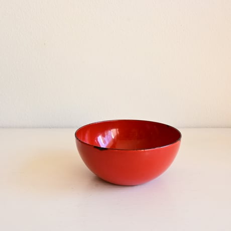ARABIA FINEL Enamel BOWL   / アラビア・フィネル  琺瑯ボウル（レッド）φ:10cm