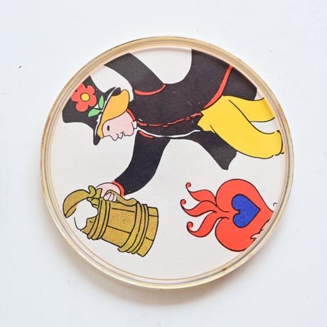 Sweden Coasters with pictures / スウェーデン 民族衣装が描かれたコースター