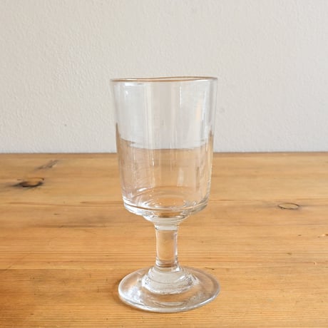 FRANCE Antique Wine Glass  / フランス アンティーク 筒型のビストロワイングラスA