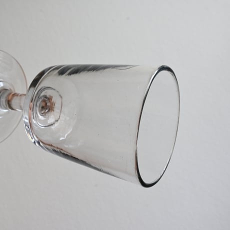 FRANCE Antique Wine Glass  / フランス アンティーク 筒型のビストロワイングラス 小