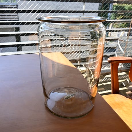 Sweden Glass Jar/ スウェーデン 19世紀のガラス保存瓶 大