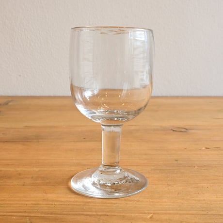 FRANCE Antique Wine Glass  / フランス アンティーク ビストロワイングラス  I