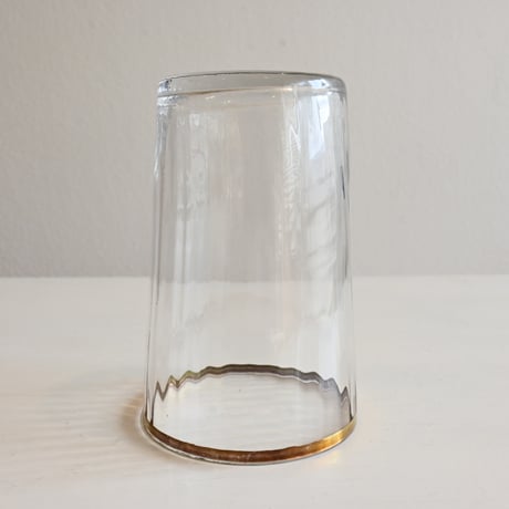 France Antique Gold rim glass / フランス アンティーク 金縁のグラス