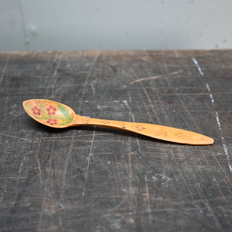 Sweden Wood Spoon / スウェーデンの木製スプーン 木匙 D