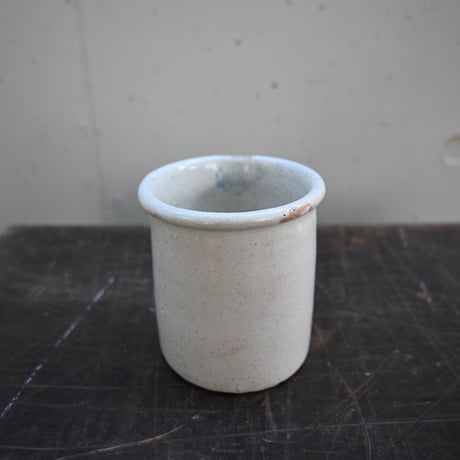 France Old Faience Fine Pot / フランス  古いファイアンスフィーヌのポット