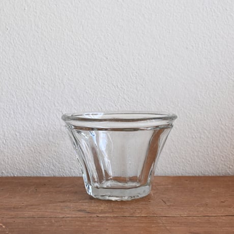 France Old Confiture pot / フランス 古い 円錐型ガラスのコンフィチュールポット