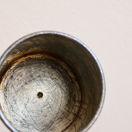 Finland Tin measuring cup  / フィンランド ブリキのメジャーカップ 0.1L  D