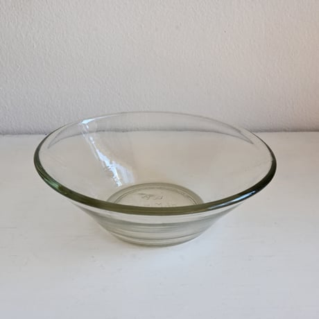 Finland Viili Astia RIIHIMÄKI Glass Bowl / リーヒマキのヨーグルトガラスボウル D