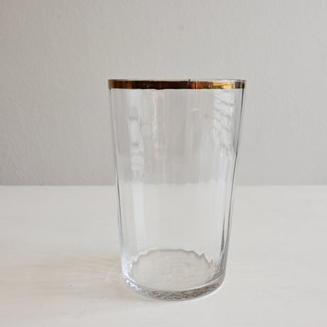 France Antique Gold rim glass / フランス アンティーク 金縁のグラス