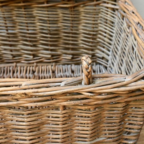 France Old wood basket Paniers / フランス ストックバスケット パニエ かご ラタン