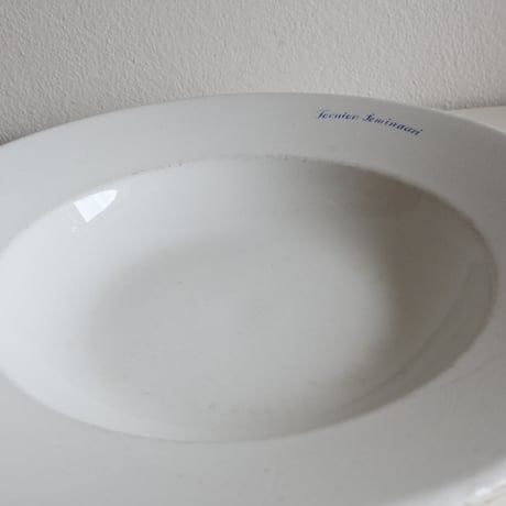 Finland ARABIA   / アラビア 青文字スーププレート φ:24cm B