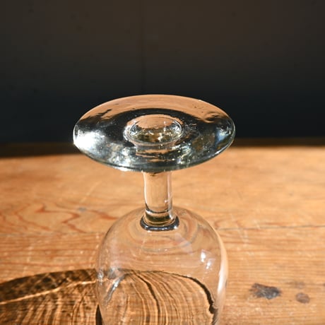FRANCE Antique Wine Glass  / フランス アンティーク ビストロワイングラス A