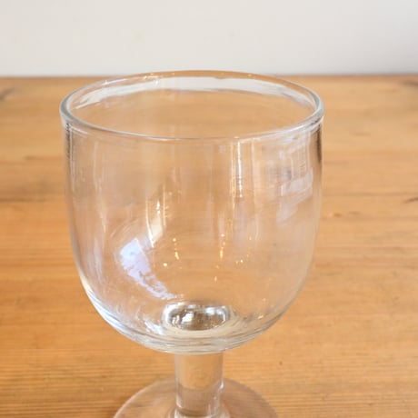 FRANCE Antique Wine Glass  / フランス アンティーク ビストロワイングラス  G