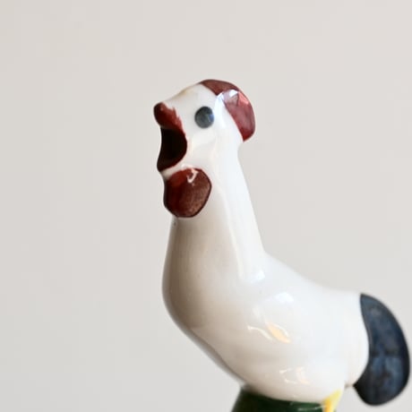 フランス 陶器の鳥型ボトルストッパー B