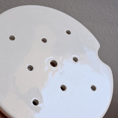 France Old Draining Plate  / フランス パックマン型 古い水切りプレート