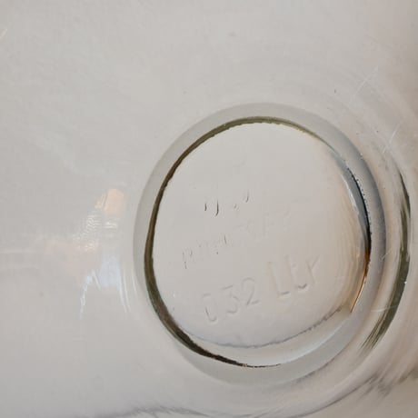 Finland Viili Astia RIIHIMÄKI Glass Bowl / リーヒマキのヨーグルトガラスボウル D