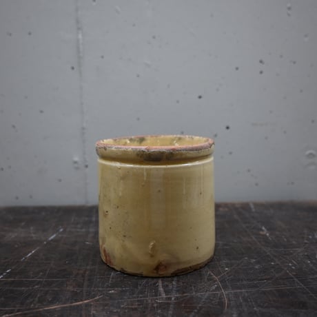 France Old Yellow Pot / 南仏の黄釉のポット