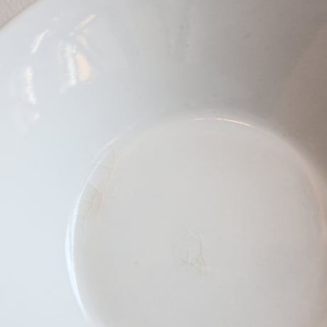 Finland ARABIA Bowl (Yellow×White) / フィンランド アラビア シリアルボウル  黄色×白 B