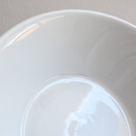 Finland ARABIA Bowl (Yellow×White) / フィンランド アラビア シリアルボウル  黄色×白 A