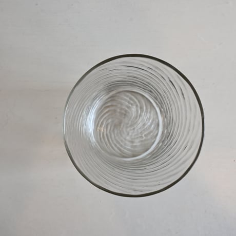 France Antique Twisted Glass / フランス アンティーク モールツイストグラス