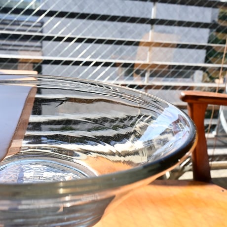 Finland Viili Astia RIIHIMÄKI Glass Bowl / リーヒマキのヨーグルトガラスボウル D