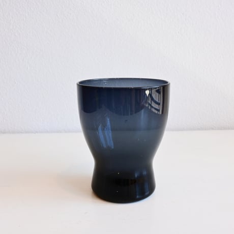 Finland Nuutajarvi Saara Hopea 1710 Tumbler / フィンランド サラ・ホペラのタンブラー（青）