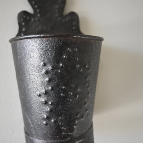 France Tin Planter　/ フランス 古いブリキのプランター A