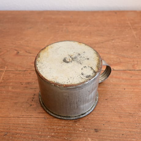Finland Tin measuring cup  / フィンランド ブリキのメジャーカップ 0.1L  C