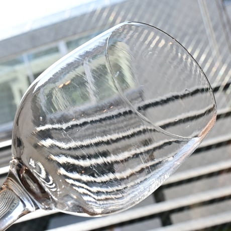 FRANCE Antique Wine Glass  / フランス アンティーク ビストロワイングラス  D