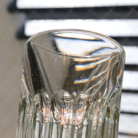 France Antique Shot Glass / フランス アンティーク トロンプルイユのショットグラス H:7.4cm