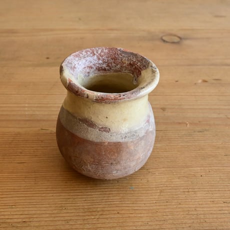 France Antique Small water jar  / フランス アンティーク 南仏の小さなポット(水甕) A