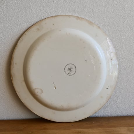 France Antique CREIL / フランス クレイユ リセ・ボナパルト高校の絵皿