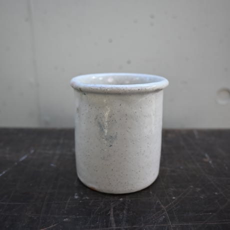 France Old Faience Fine Pot / フランス  古いファイアンスフィーヌのポット