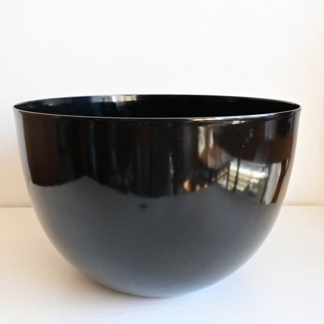ARABIA FINEL Enamel BOWL by Kaj Franck / フィネル カイフランク  琺瑯ボウル（ブラック）φ:21cm