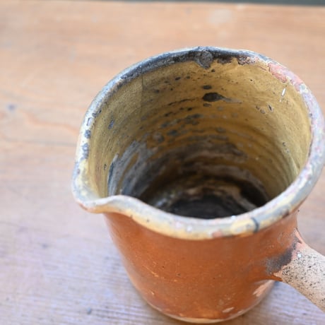 フランスアンティーク ミルクジャグ ミルクポット 南仏陶器
