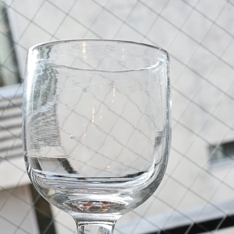 FRANCE Antique Wine Glass  / フランス アンティーク ビストロワイングラス  I