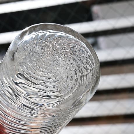 France Antique Twisted Glass / フランス アンティーク モールツイストグラス
