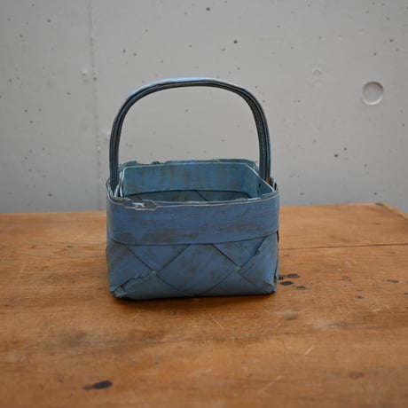 Sweden light blue Spånkorg / スウェーデン ライトブルー スポーンコリ