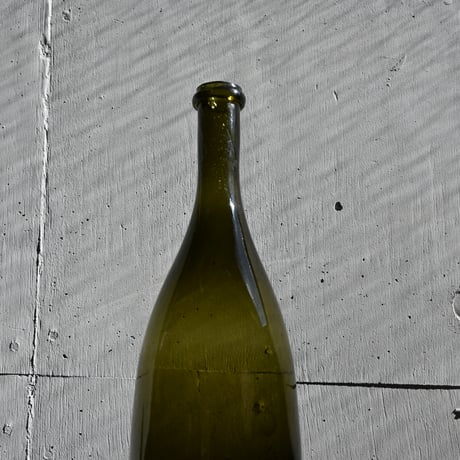 FRANCE Old Glass Wine Bottle  / フランス アンティーク 吹きワインボトル