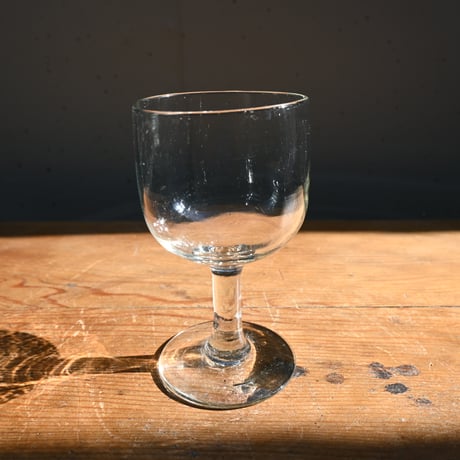 FRANCE Antique Wine Glass  / フランス アンティーク ビストロワイングラス A