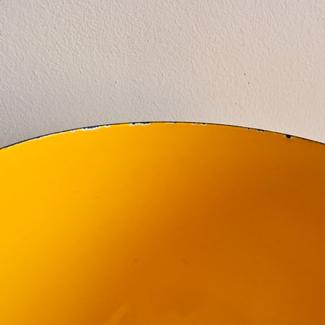 ARABIA FINEL Enamel BOWL by Kaj Franck / フィネル カイフランク  琺瑯ボウル（イエロー）φ:21cm