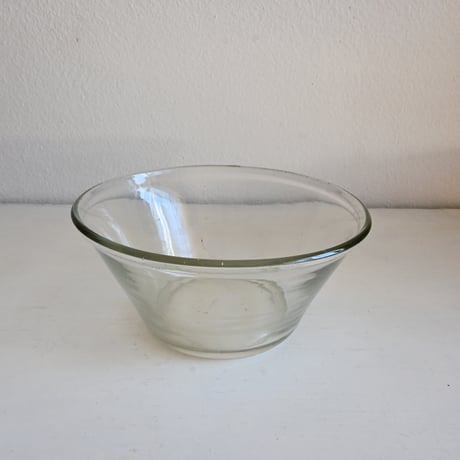 Finland Viili Astia RIIHIMÄKI Glass Bowl / リーヒマキのヨーグルトガラスボウル A
