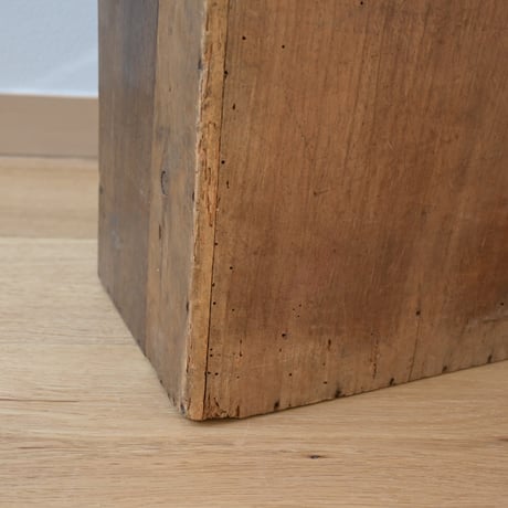 France Antiques Wood Box  /  フランス 古い木の箱 A-1
