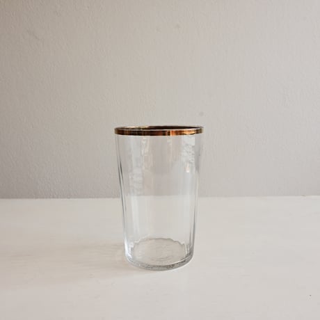 France Antique Gold rim glass / フランス アンティーク 金縁のグラス