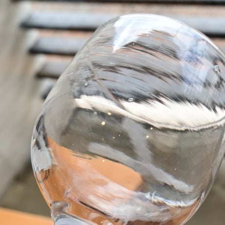 FRANCE Antique Wine Glass  / フランス アンティーク ビストロワイングラス  H