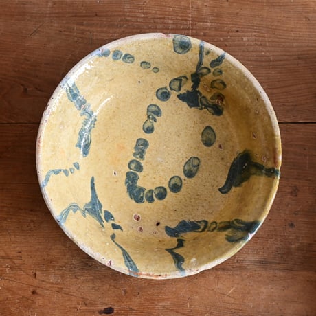 France Antique Slipware Bowl / フランス アンティーク スリップウェア のボウル